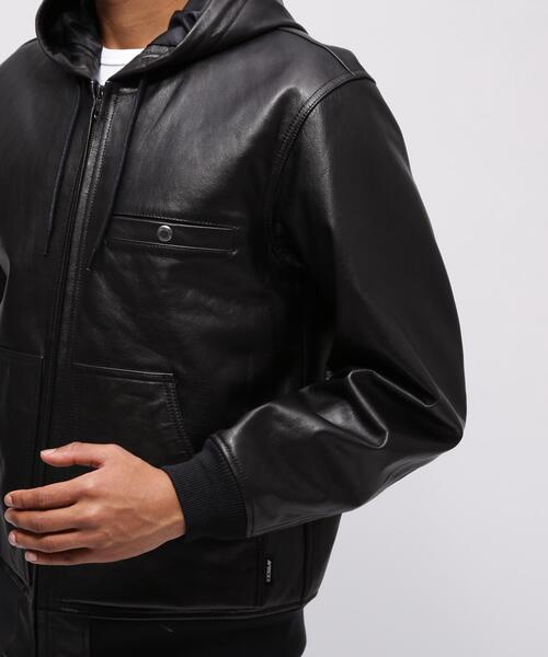 ブルゾン アウター GOAT VEGE HOODED JACKET / ゴート ベジ フーデッド ジャケット / AVIREX / アヴィレックスの画像