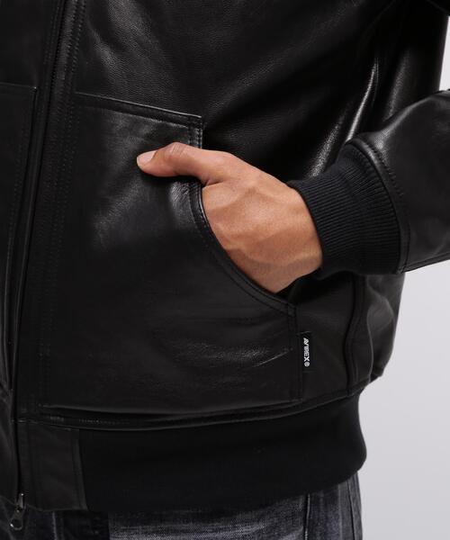 ブルゾン アウター GOAT VEGE HOODED JACKET / ゴート ベジ フーデッド ジャケット / AVIREX / アヴィレックスの画像