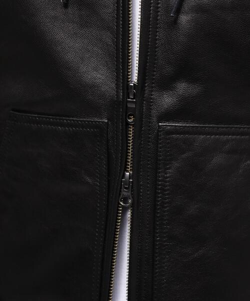 ブルゾン アウター GOAT VEGE HOODED JACKET / ゴート ベジ フーデッド ジャケット / AVIREX / アヴィレックスの画像