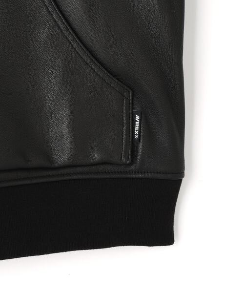 ブルゾン アウター GOAT VEGE HOODED JACKET / ゴート ベジ フーデッド ジャケット / AVIREX / アヴィレックスの画像