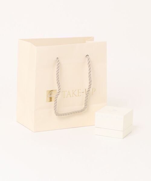 TAKE-UP（テイクアップ） ネックレス K10 トリロジアダイヤモンド 