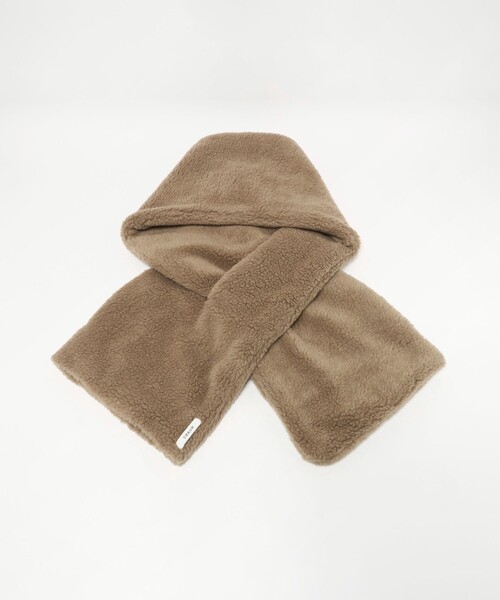 THROW（スロー） ストール マフラー POODLE BOA SHAWL レディース