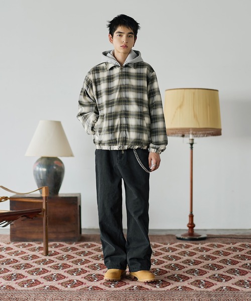 Bleme チノパン 19oz ヴィンテージ加工 ワイドストレート 高密度
