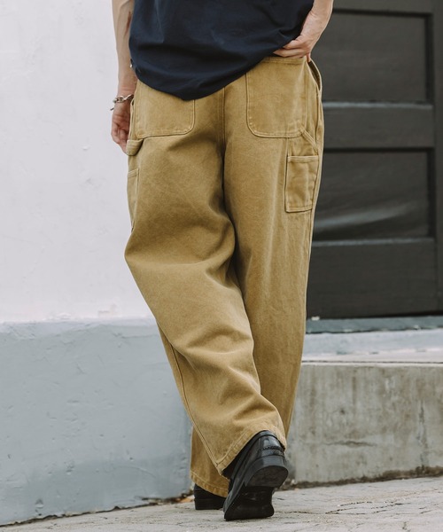 Bleme チノパン 19oz ヴィンテージ加工 ワイドストレート 高密度