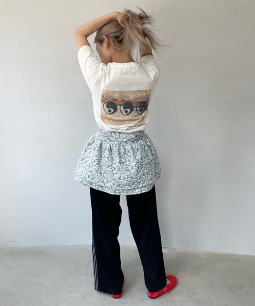 「SANSeLF」 半袖Tシャツ FREE ホワイト レディース_画像3