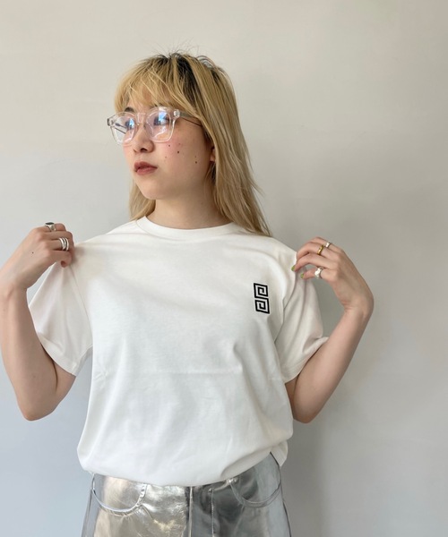 「SANSeLF」 半袖Tシャツ FREE ホワイト レディース_画像8