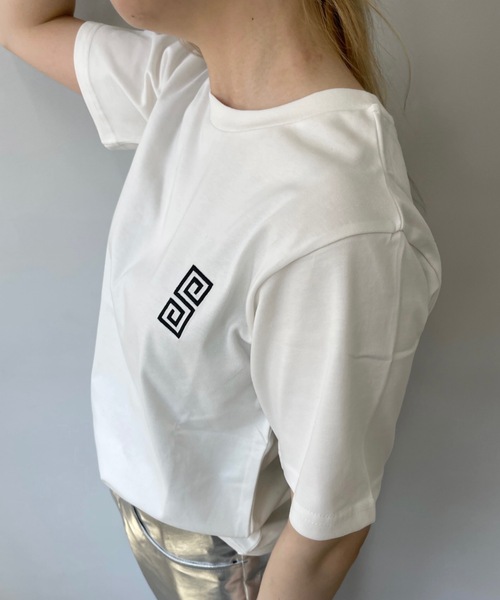 「SANSeLF」 半袖Tシャツ FREE ホワイト レディース_画像9