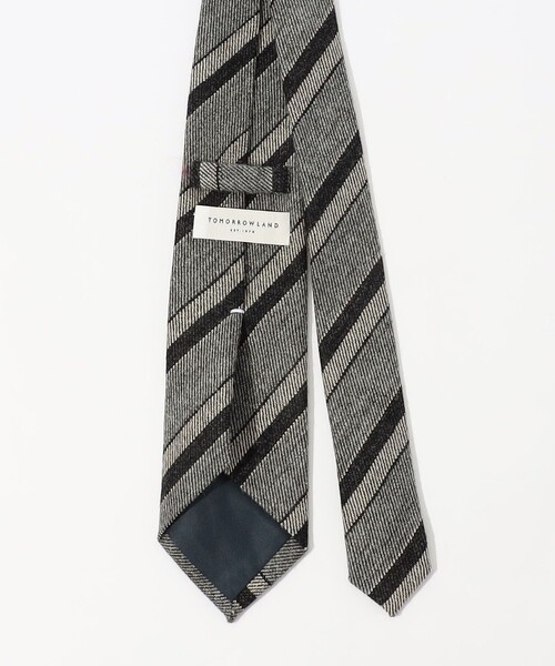 TOMORROWLAND（トゥモローランド） ネクタイ ウール レジメンタル