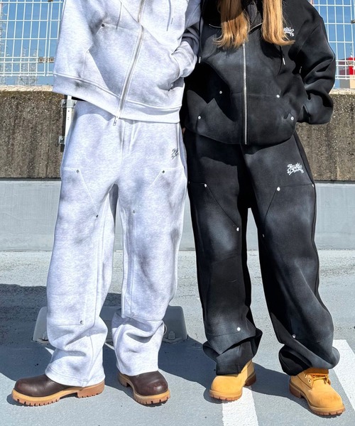ATMARK パーカー 「2サイズ展開 / UNISEX グラフィティロゴ スプレー