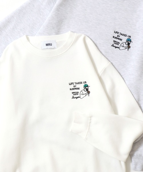 MRU トレーナー スウェット 2025AW MRU/エムアールユー オーバーサイズ