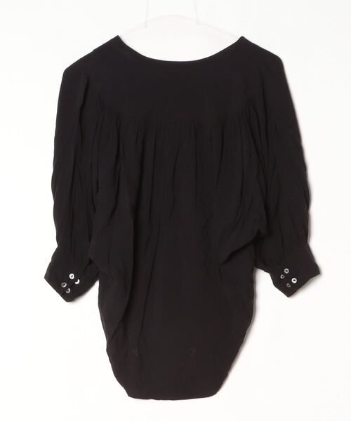「BLACK BY MOUSSY」 7分袖ブラウス FREE ブラック レディース_画像2