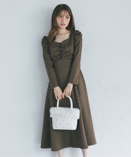 tocco closet（トッコ クローゼット） ワンピース フロッキーハート