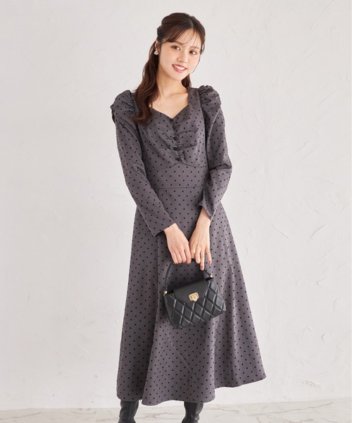 tocco closet（トッコ クローゼット） ワンピース フロッキーハート