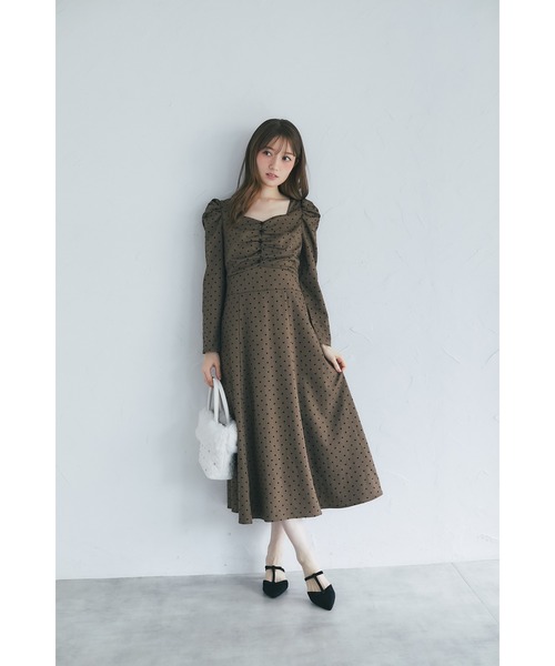 tocco closet（トッコ クローゼット） ワンピース フロッキーハート