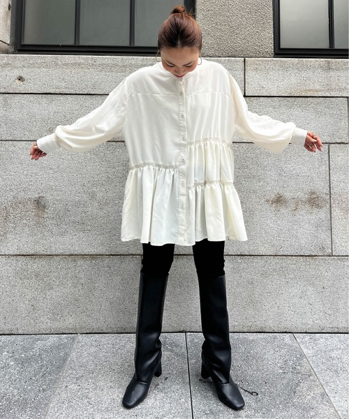 Cura Closet ブラウス シャツ 「loverara.loverara コラボ