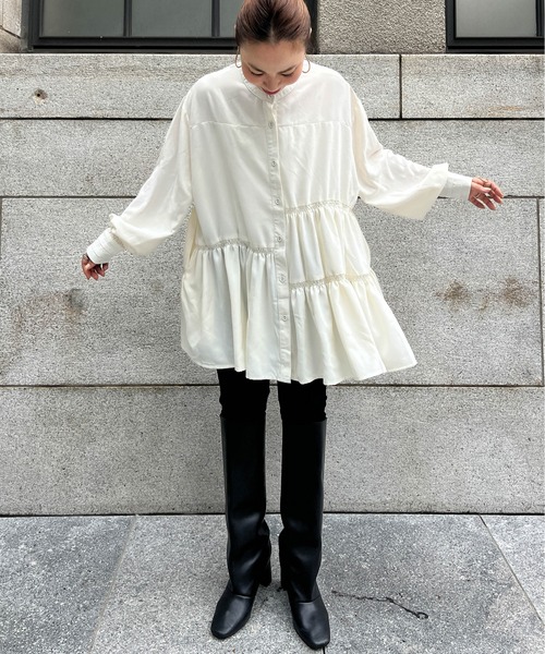 Cura Closet ブラウス シャツ 「loverara.loverara コラボ