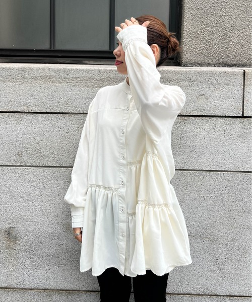 Cura Closet ブラウス シャツ 「loverara.loverara コラボ