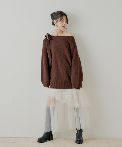 Chicoのワンピース　ほぼ新品！ Chico（チコ） ワンピース 「REVIVAL/WEB限定」ベロアリボンシャギー