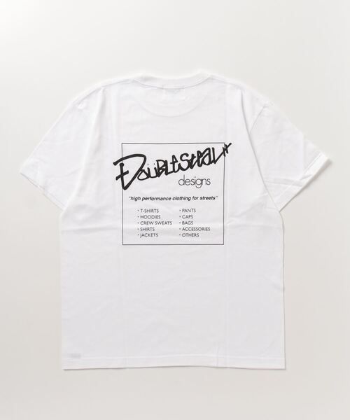 「DOUBLE STEAL」 半袖Tシャツ MEDIUM ホワイト メンズ_画像4