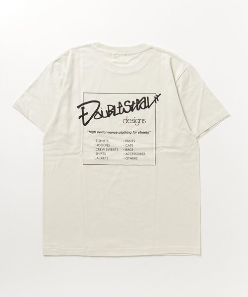 「DOUBLE STEAL」 半袖Tシャツ MEDIUM ホワイト メンズ_画像5