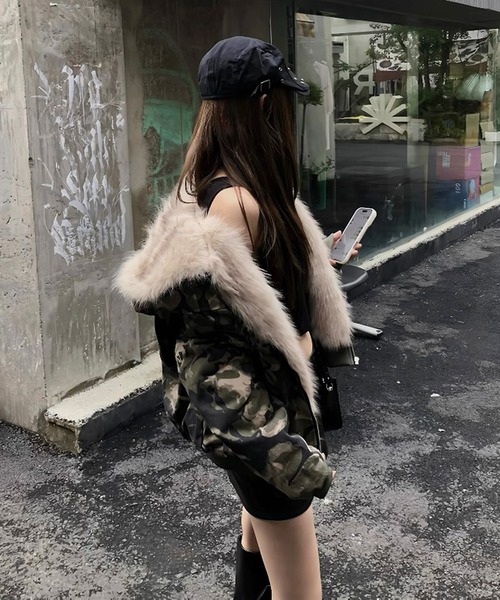 shopnikoniko（ショップにこにこ） ミリタリージャケット モッズコート