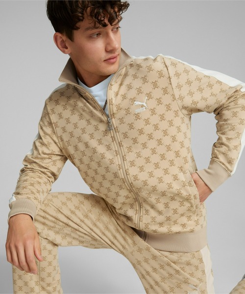 PUMA ベージュ ジャージジャケット　新品未使用 PUMA（プーマ） ジャージブルゾン MEDIUM サンドベージュ メンズ