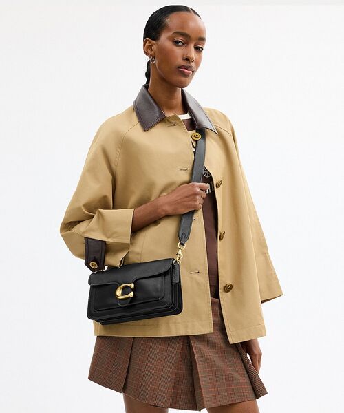 COACH コーチ タビー ショルダーバッグ　26 CP150 ブラック×シルバ COACH（コーチ） COACH CP150 タビー ショルダー バッグ 26