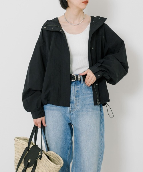 「URBAN RESEARCH」 ナイロンブルゾン FREE ブラック レディース_画像7
