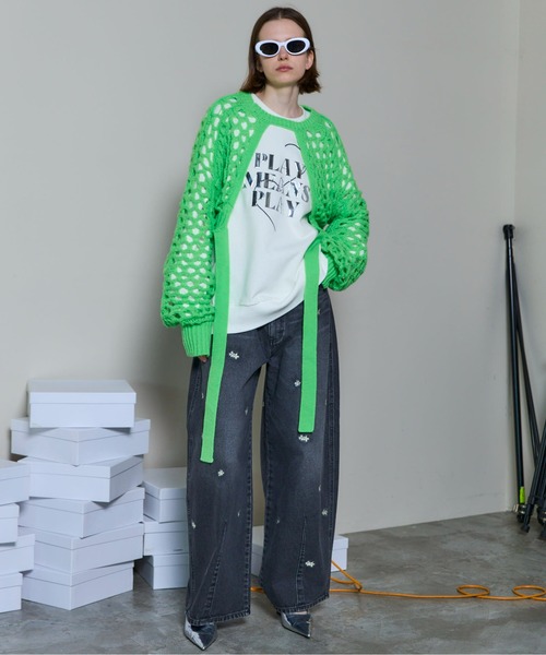 [MAISON SPECIAL] Denim брюки 38 черный женский 