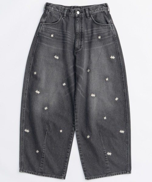 ９／21までお値下げ　25AW新作　メゾンスペシャル　38 黒 MAISON SPECIAL（メゾンスペシャル） デニムパンツ 38 ブラック