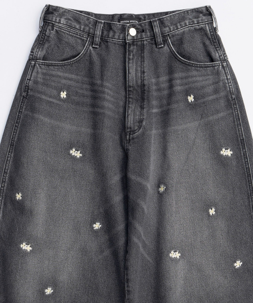 MAISON SPECIAL（メゾンスペシャル） デニムパンツ 38 ブラック