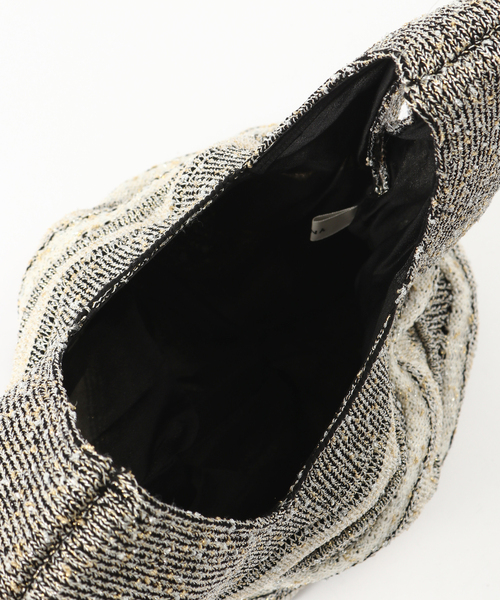 IENA（イエナ） クラッチバッグ パーティーバッグ ラメMIXボーダー