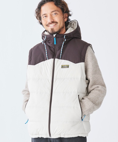 L.L.Bean（エルエルビーン） ダウンベスト MEDIUM ベージュ系その他
