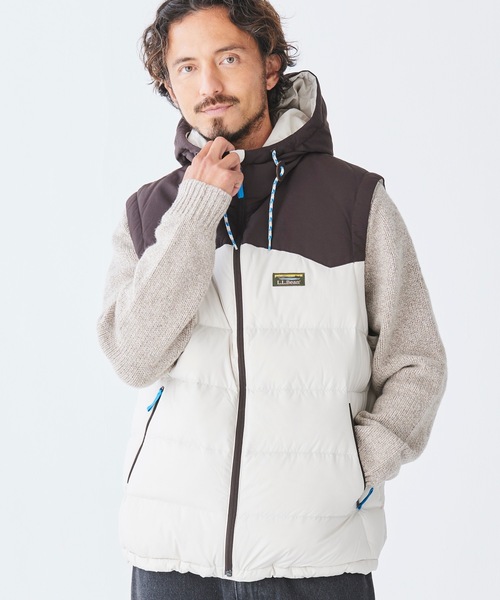 L.L.Bean（エルエルビーン） ダウンベスト MEDIUM ベージュ系その他