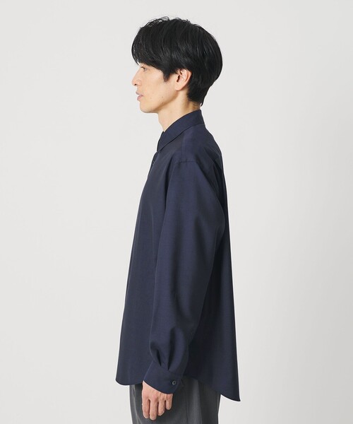 B&Y 尾州 TW レギュラー シャツ FORM TAPERD型 ウォッシャブル BEAUTY＆YOUTH UNITED ARROWS シャツ 尾州 TW シャンブレー レギュラー