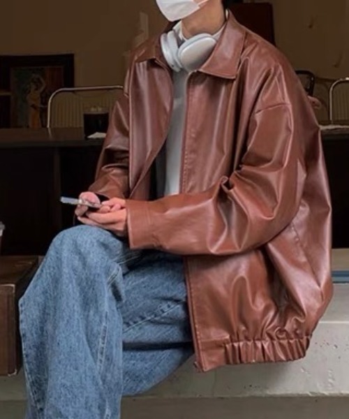 「SEN TOKYO」 ブルゾン X-LARGE ブラウン メンズ_画像9