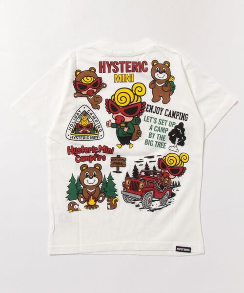 HYSTERIC MINI（ヒステリックミニ） tシャツ CAMP MINI刺繍 ポケット