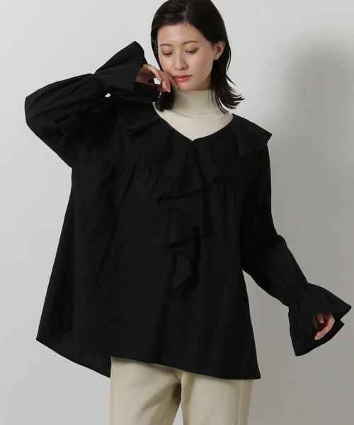 LAKOLE（ラコレ） ブラウス シャツ ラッフルフリルブラウス / 656391