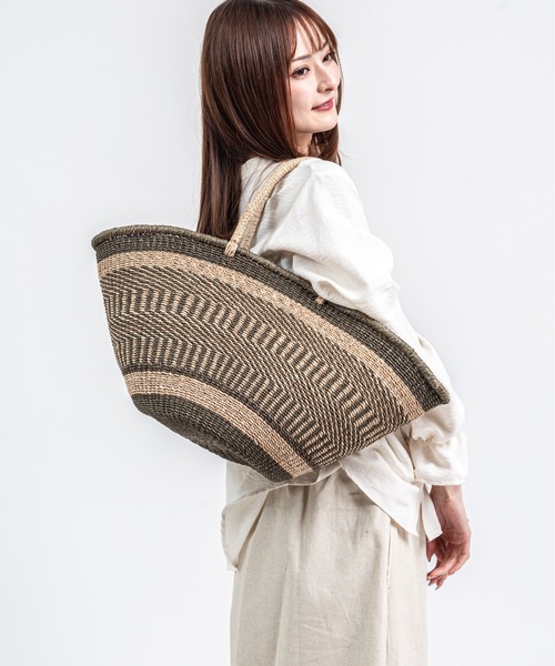 かごバッグ カゴバッグ 「The Bagmati/ザバグマティ」舟形　かごバッグ_17