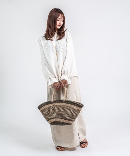 BAGMATI 編み込みデザイン かごバッグ The Bagmati（ザバグマティ） かごバッグ カゴバッグ 「The Bagmati