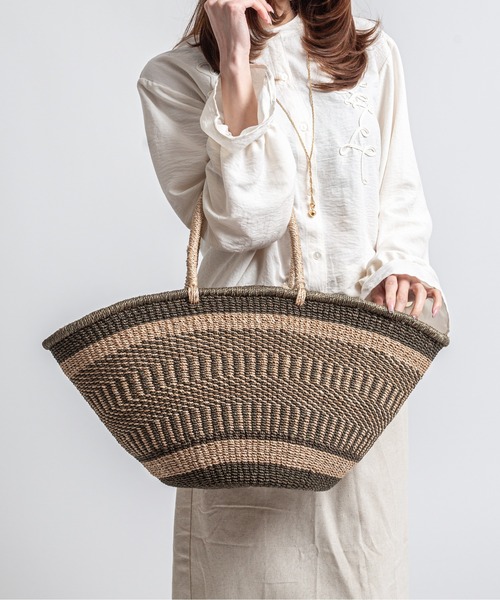 かごバッグ カゴバッグ 「The Bagmati/ザバグマティ」舟形　かごバッグ_18