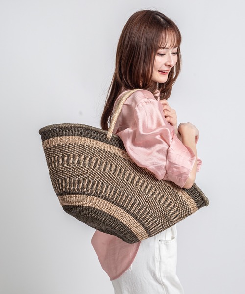 かごバッグ カゴバッグ 「The Bagmati/ザバグマティ」舟形　かごバッグ_8