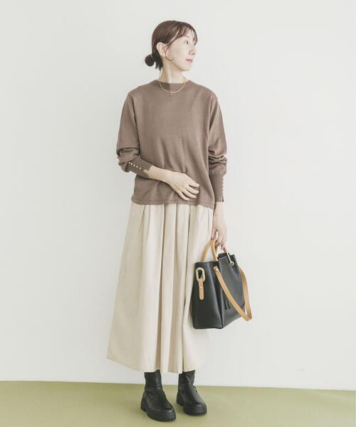 「ITEMS URBANRESEARCH」 フレアスカート FREE ブラック レディース_画像2