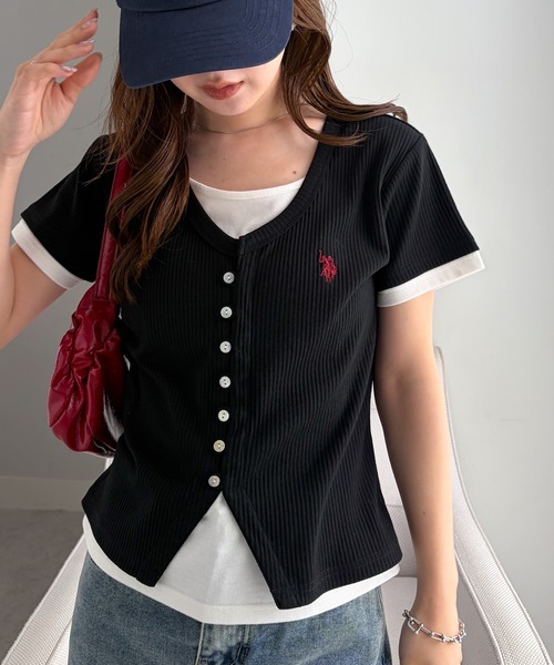 U.S. POLO ASSN.（ユーエスポロアッスン） tシャツ 半袖 RANAN/solleim