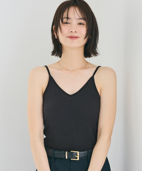 coca（コカ） カップ付き キャミソール OUT BRA バックオープンVネック
