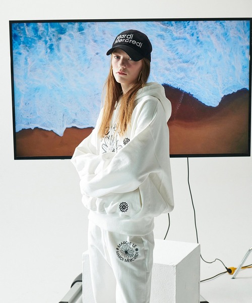 「Mardi Mercredi」 イージーパンツ FREE ブラック レディース_画像2