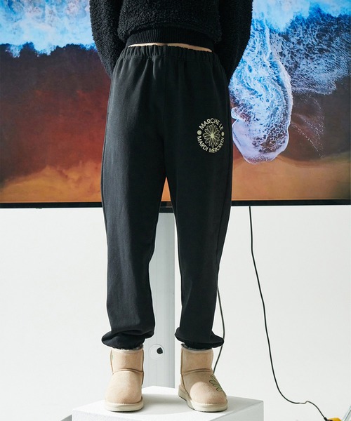 「Mardi Mercredi」 イージーパンツ FREE ブラック レディース_画像7