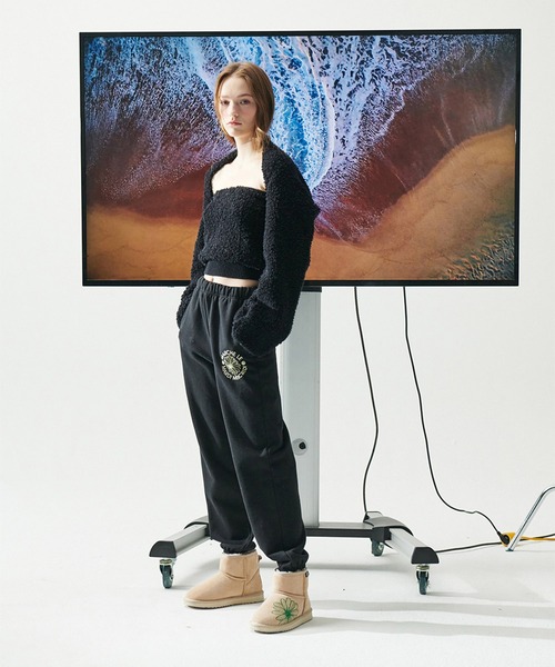 「Mardi Mercredi」 イージーパンツ FREE ブラック レディース_画像8