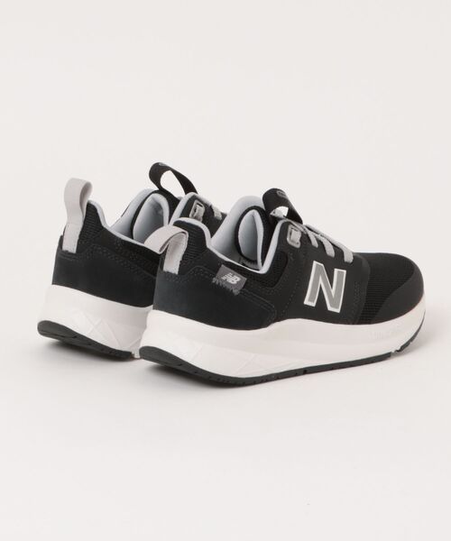 「New Balance」 ローカットスニーカー 24.5cm ブラック レディース_画像2
