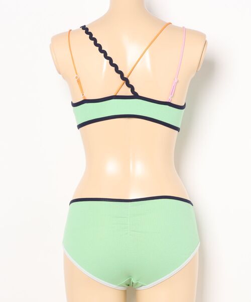 pamm インナー　サイズ2 PAMM（パム） インナーシャツ 肌着 後ろ姿ブラ + ショーツ レディース